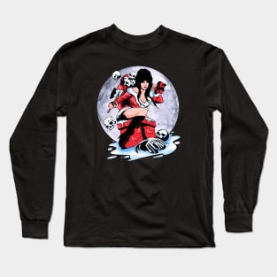 elvira christmas Long Sleeve T-Shirt